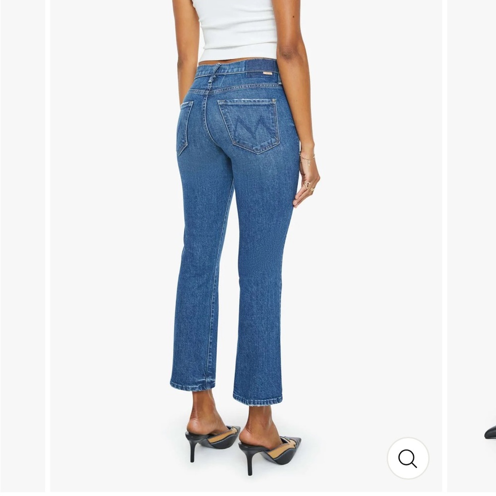 MOTHER The Insider Ankle Bootcut Jeans “Where The Sun Don’t Shine” Size 30 - Picture 4 of 12
